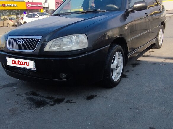 2007 Chery Amulet (A15) I, чёрный, 145000 рублей
