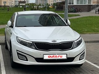 2014 Kia Optima III Рестайлинг, белый, 890000 рублей, вид 4
