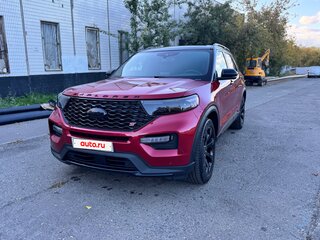 2019 Ford Explorer VI, красный, 3550000 рублей, вид 3