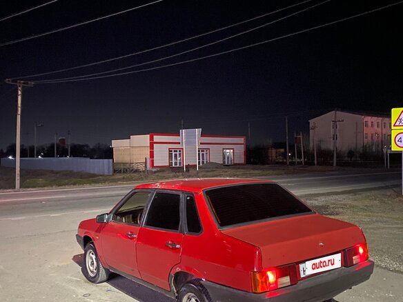 1993 Lada (ВАЗ) 21099, красный - вид 8