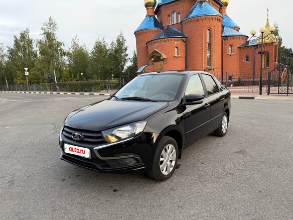 2022 Lada (ВАЗ) Granta I Рестайлинг, чёрный, 770000 рублей - вид 6