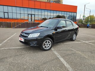 2015 Lada (ВАЗ) Granta I, чёрный, 350000 рублей, вид 1