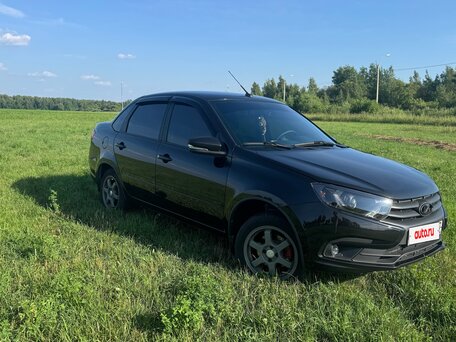 2024 Lada (ВАЗ) Granta I Рестайлинг, чёрный, 900000 рублей, вид 3