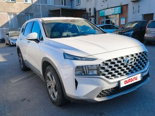 2021 Hyundai Santa Fe IV Рестайлинг, белый, 3390000 рублей, вид 3
