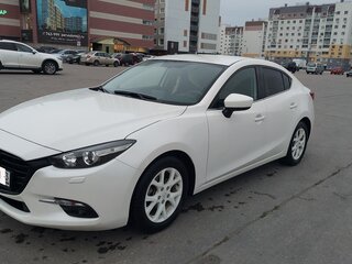 2018 Mazda 3 III (BM) Рестайлинг, белый, 1550000 рублей, вид 2