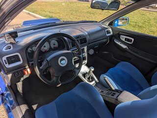 1999 Subaru Impreza WRX I, синий, 1800000 рублей, вид 3