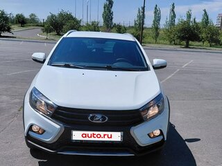 2019 Lada (ВАЗ) Vesta SW Cross I, белый, 1145000 рублей, вид 2