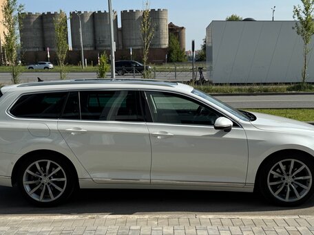 2017 Volkswagen Passat DSG6 B8, белый, вид 4