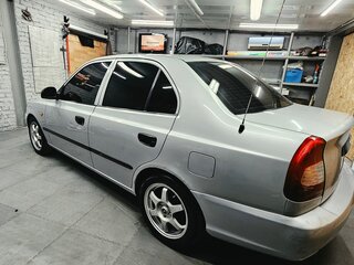 2006 Hyundai Accent ТагАЗ II, серебристый, 400000 рублей, вид 2