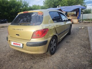 2002 Peugeot 307 I, жёлтый, 270000 рублей, вид 4
