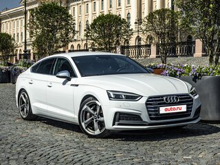 2018 Audi A5 II (F5), белый, 3300000 рублей, вид 1