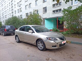 2006 Mazda 3 I (BK) Рестайлинг, серый, 220000 рублей, вид 3
