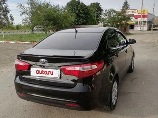 2012 Kia Rio III, чёрный, 590000 рублей, вид 3