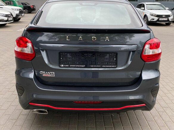 2026 Lada (ВАЗ) Granta Sportline I Рестайлинг, серый, 1424000 рублей - вид 6