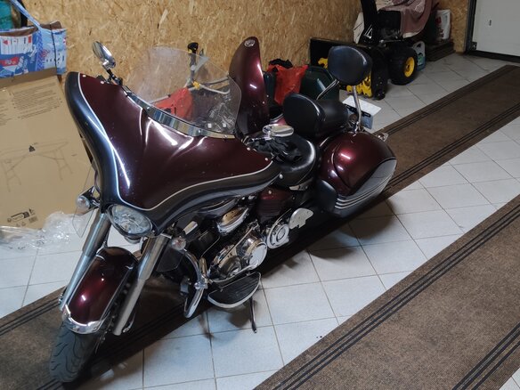 2008 Yamaha XV 1900, красный, 900000 рублей - вид 6