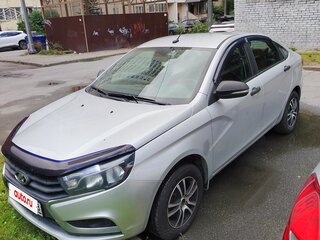2018 Lada (ВАЗ) Vesta I, серебристый, 599000 рублей, вид 1