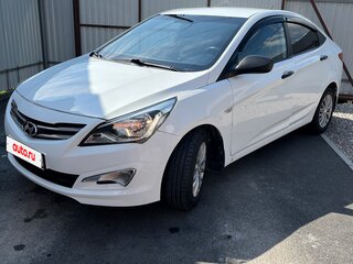 2014 Hyundai Solaris I Рестайлинг, белый, 1150000 рублей, вид 1