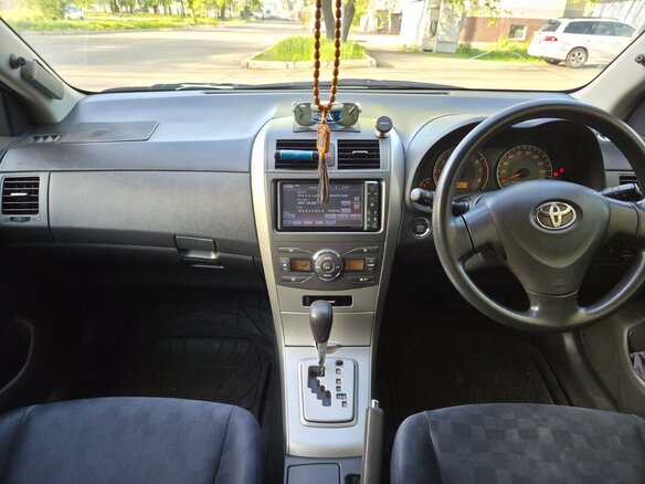 2009 Toyota Corolla Fielder X (E140, E150) Рестайлинг, чёрный, 900000 рублей - вид 7