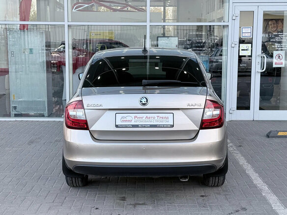 2018 Skoda Rapid I Рестайлинг, бежевый, 1349000 рублей - вид 3