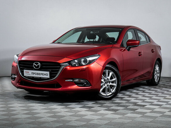 2018 Mazda 3 III (BM) Рестайлинг, красный, 1533448 рублей