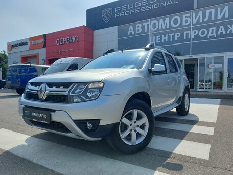 2017 Renault Duster I Рестайлинг, серебристый, 1490000 рублей, вид 3