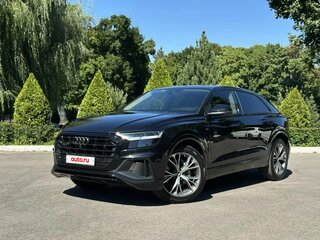 2020 Audi Q8 55 TFSI I (4M), чёрный, 6350000 рублей, вид 4