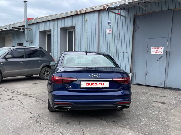 2021 Audi A4 35 TFSI V (B9) Рестайлинг, синий, 3350000 рублей - вид 6