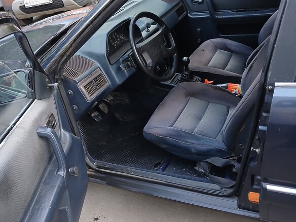 1987 Audi 100 III (C3), синий, 180000 рублей - вид 9