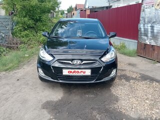 2012 Hyundai Solaris I, чёрный, 950000 рублей, вид 3