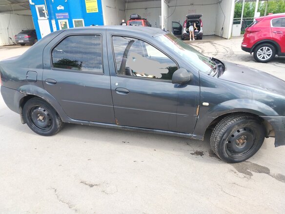 2009 Renault Logan I, серый - вид 3