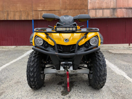 2019 BRP Can-Am Outlander L 570 (MAX), жёлтый, 1100000 рублей, вид 3