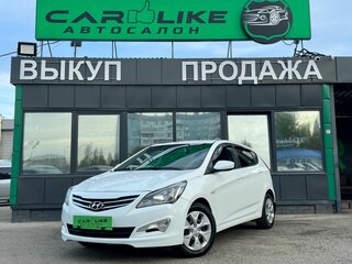 2015 Hyundai Solaris I Рестайлинг, белый, 999000 рублей, вид 2