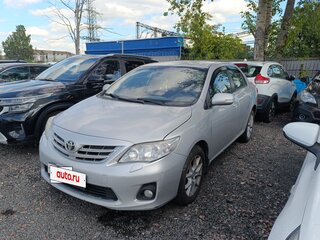 2010 Toyota Corolla X (E140, E150) Рестайлинг, серебристый, 666859 рублей, вид 2