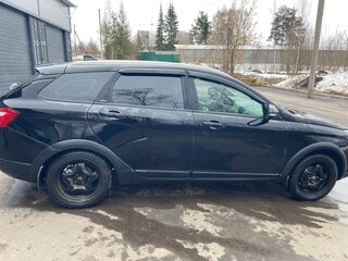 2021 Lada (ВАЗ) Vesta SW Cross I, чёрный, 1250000 рублей, вид 4