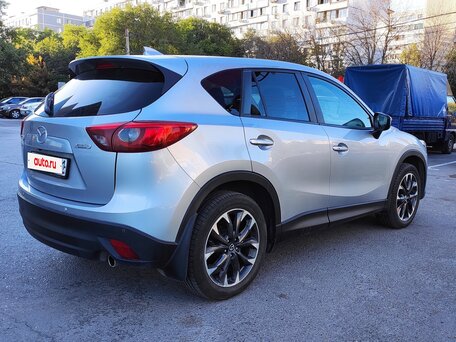 2015 Mazda CX-5 I Рестайлинг, серебристый, вид 2