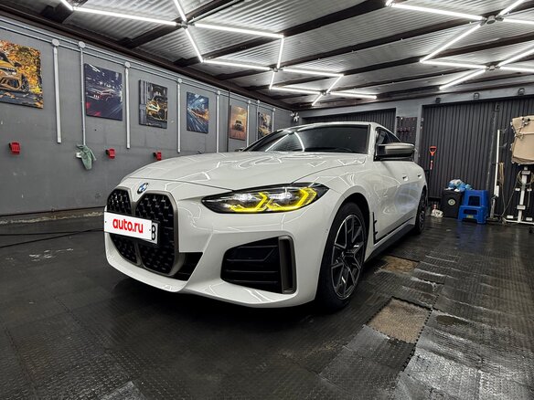 2021 BMW 4 серии Gran Coupe M440i xDrive G22, G23, G26, белый, 3900000 рублей
