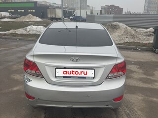 2013 Hyundai Solaris I, серый, 480000 рублей, вид 4