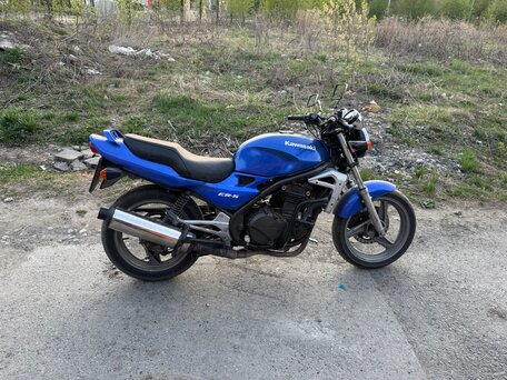 2000 Kawasaki ER-5, синий, 190000 рублей, вид 5