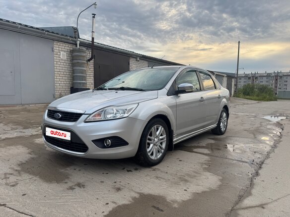 2008 Ford Focus II Рестайлинг, серебристый, 369000 рублей