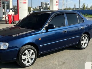 2008 Hyundai Accent ТагАЗ II, синий, 355000 рублей, вид 3