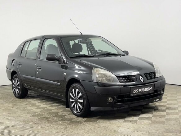 2007 Renault Symbol I Рестайлинг 2, чёрный, 389900 рублей
