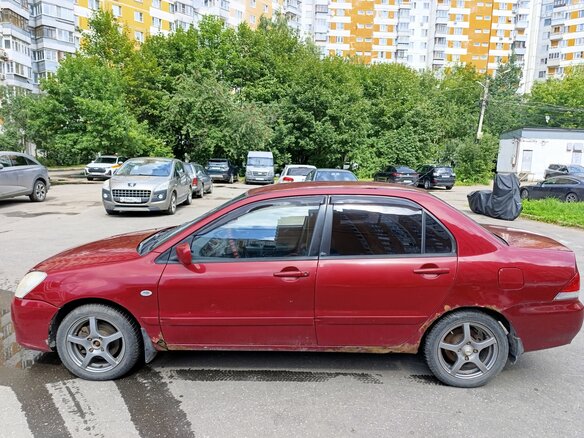 2005 Mitsubishi Lancer IX, красный, 285000 рублей - вид 3