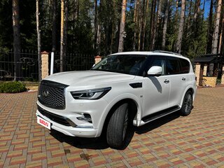 2018 Infiniti QX80 I Рестайлинг 2, белый, 4590000 рублей, вид 1