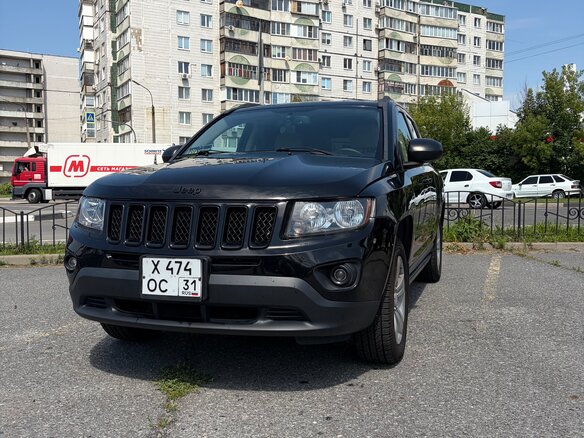 2012 Jeep Compass I Рестайлинг, чёрный, 1150000 рублей - вид 1