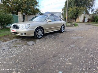 2005 Hyundai Sonata ТагАЗ IV (EF) Рестайлинг, бежевый, 685000 рублей, вид 2