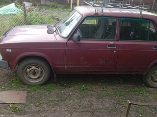 2004 Lada (ВАЗ) 2107, пурпурный, 80000 рублей, вид 2