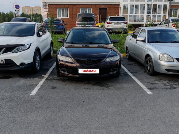 2006 Mazda 6 I (GG) Рестайлинг, пурпурный, 550000 рублей - вид 2