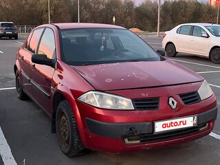 2004 Renault Megane II, красный, 150000 рублей, вид 1