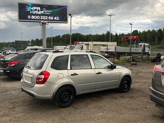 2014 Lada (ВАЗ) Kalina II, серебристый, 350000 рублей, вид 2