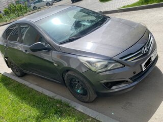 2016 Hyundai Solaris I Рестайлинг, серый, 600000 рублей, вид 2